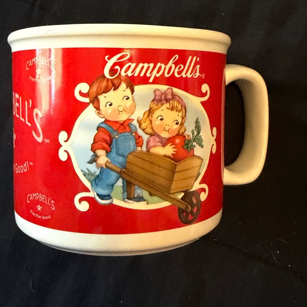 Campbell's Red Ceramic Coffee Mug